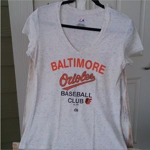 Baltimore Orioles Majestic V-neck Tshirt